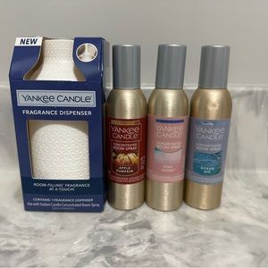 Yankee Candle Fragrance Dispenser with 3 Room Sprays